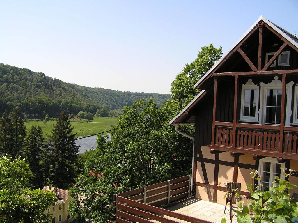 Wehlener Landhaus In Stadt Wehlen, Saechsische Schweiz Habitación foto
